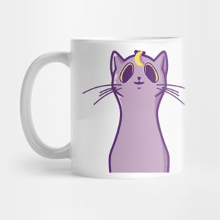 Cute Purple Galaxy Cat, Space Cat Mug